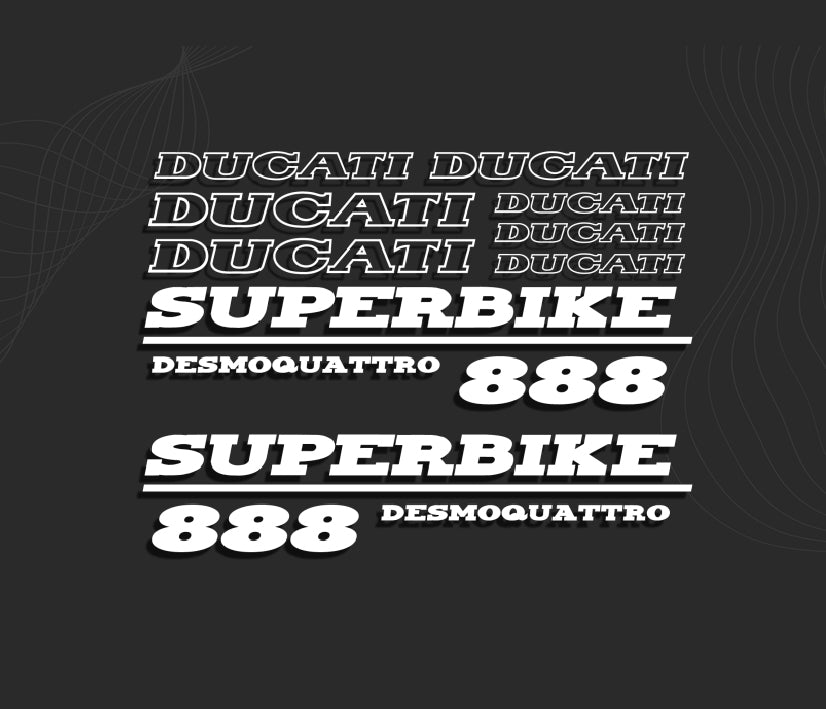 KIT stickers DUCATI 888 SUPERBIKE
