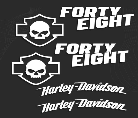 KIT stickers HARLEY DAVIDSON FORTY EIGHT