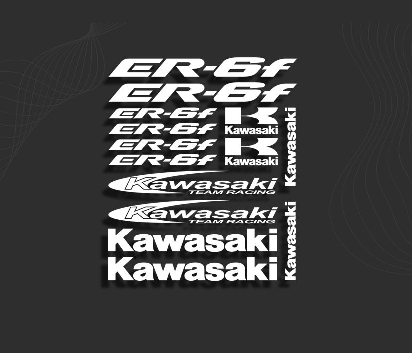 KIT stickers KAWASAKI ER-6f