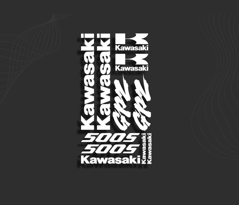 KIT stickers KAWASAKI 500s GPZ