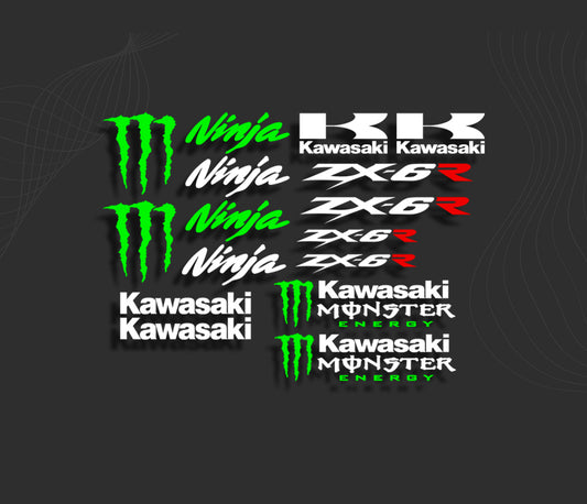 KIT stickers KAWASAKI ZX-6R Monster
