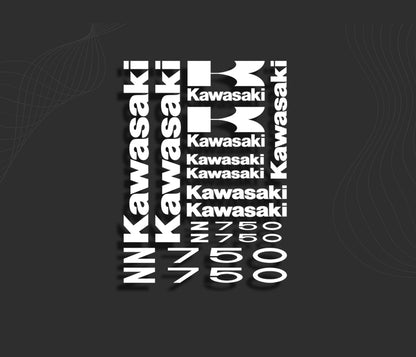 KIT stickers KAWASAKI Z750