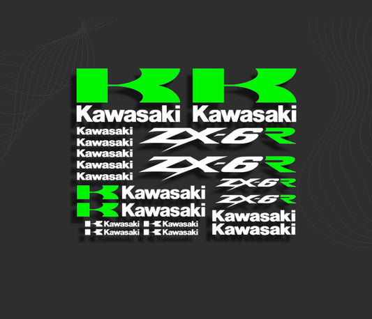 KIT stickers KAWASAKI ZX-6R