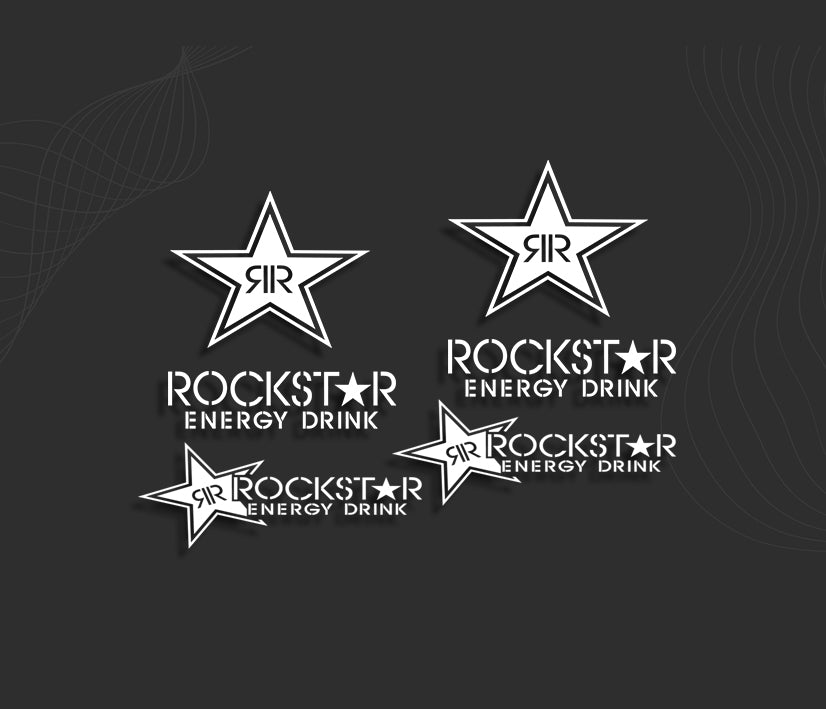 Rocking R Logo Sticker KIT stickers ROCKSTAR | Autocollant moto – PRSmotorsport.com