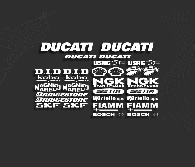 KIT stickers SPONSORS DUCATI 1