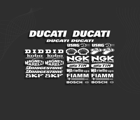 KIT stickers SPONSORS DUCATI 1