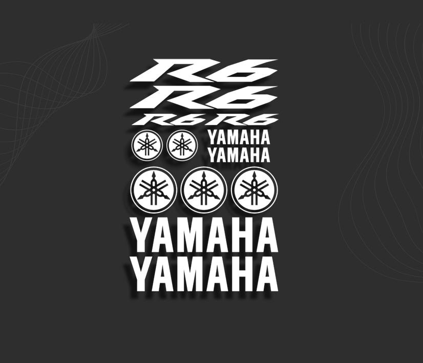 Yamaha R6 Sticker Design KIT stickers R6 YAMAHA - Autocollants moto – PRSmotorsport.com