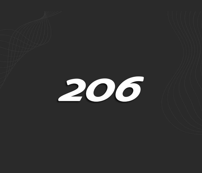 206 (Peugeot) stickers