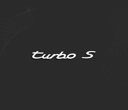 Stickers TURBO S (Porsche)