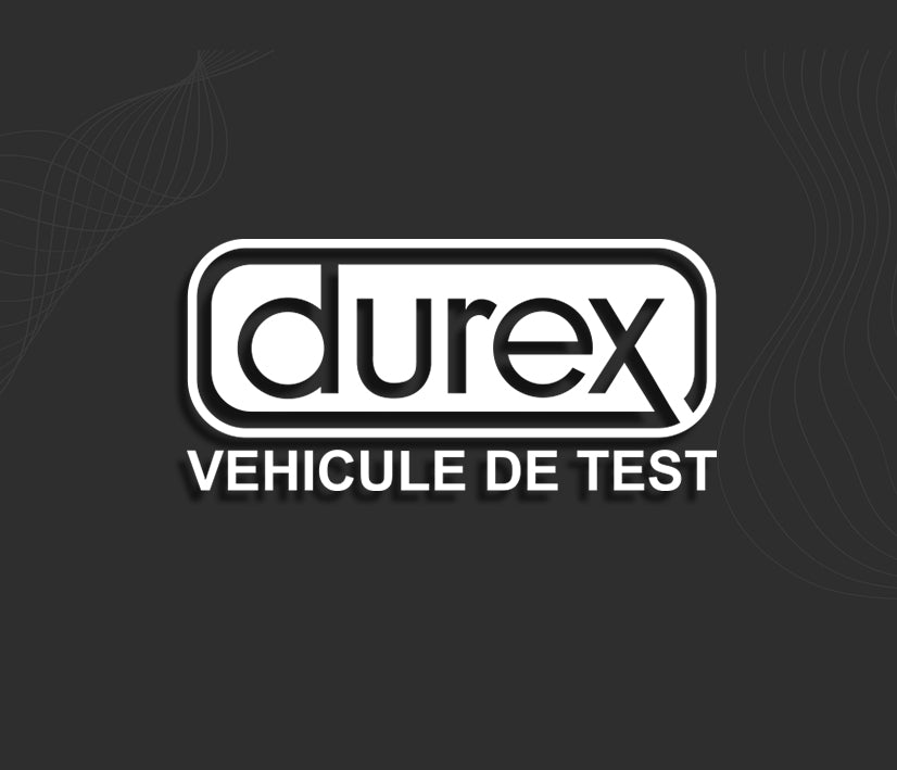 Stickers DUREX Véhicule de Test