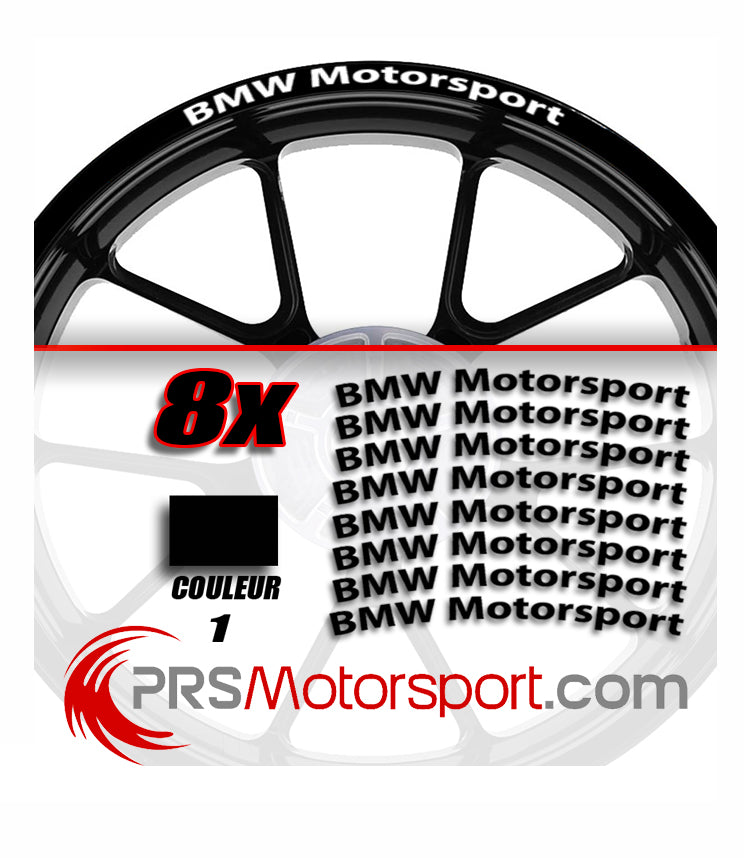 Stickers bord de jante BMW MOTORSPORT