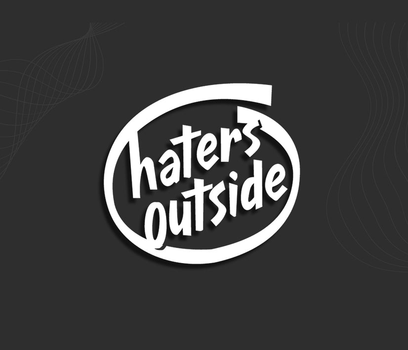 Stickers HATERS OUTSIDE