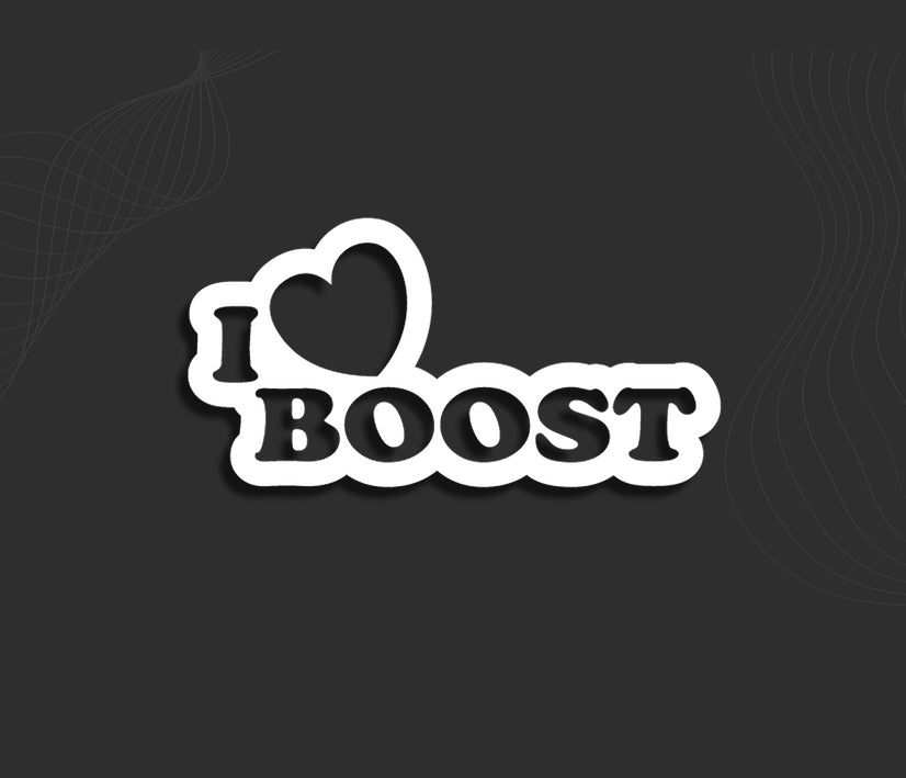 Stickers I LOVE BOOST