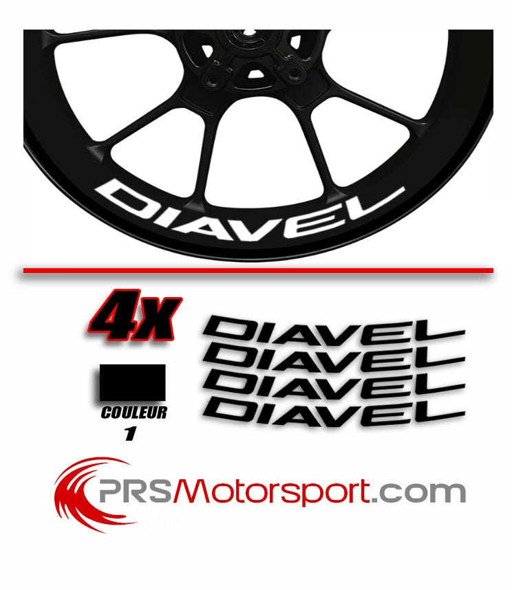 Stickers Intérieur jante DUCATI DIAVEL