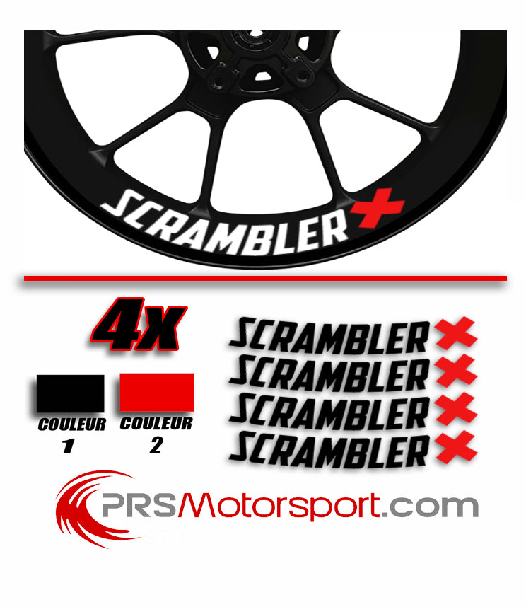 Stickers Intérieur jante DUCATI SCRAMBLER X