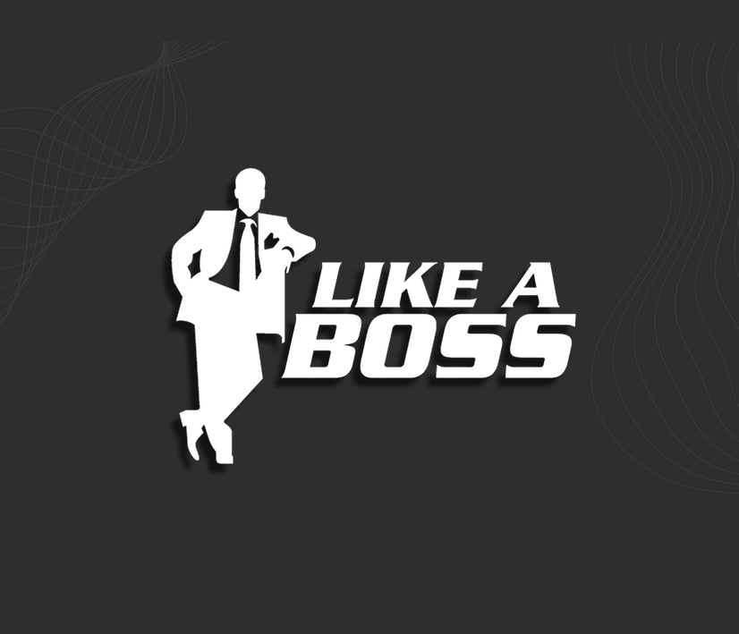 Da Boss Sticker Stickers Like a boss | Autocollant JDM – PRSmotorsport.com