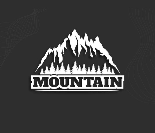 autocollant logo montagne stickers pas cher, carrosserie camping car van life. 