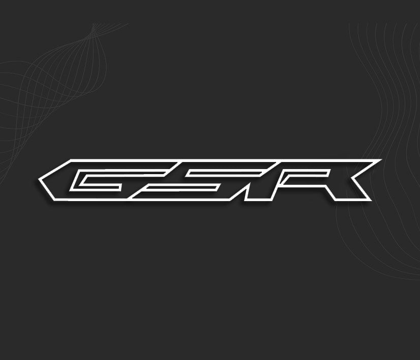 autocollant moto Suzuki stickers GSR contours decals for motorcycles.