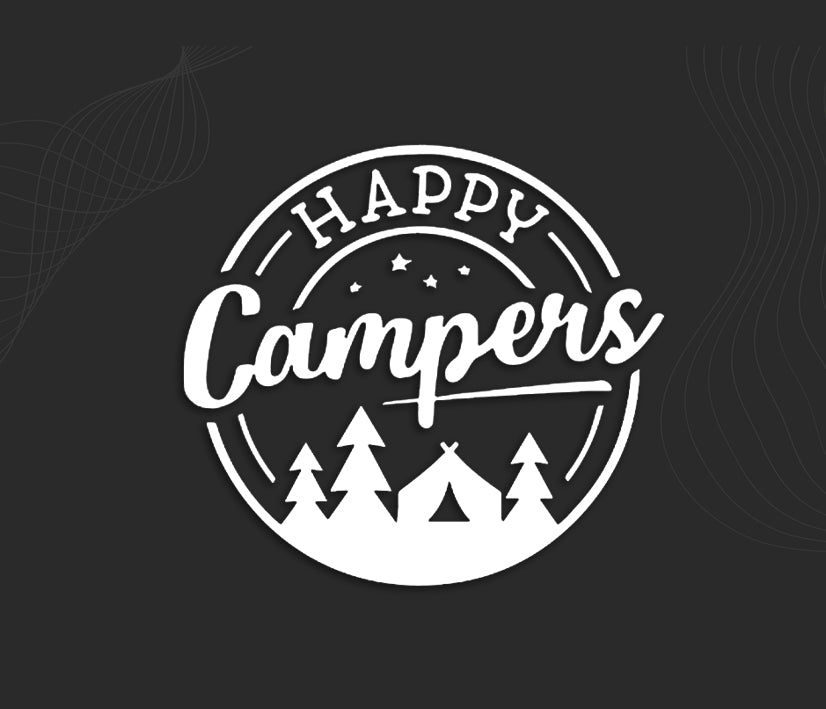 Stickers HAPPY CAMPER 1