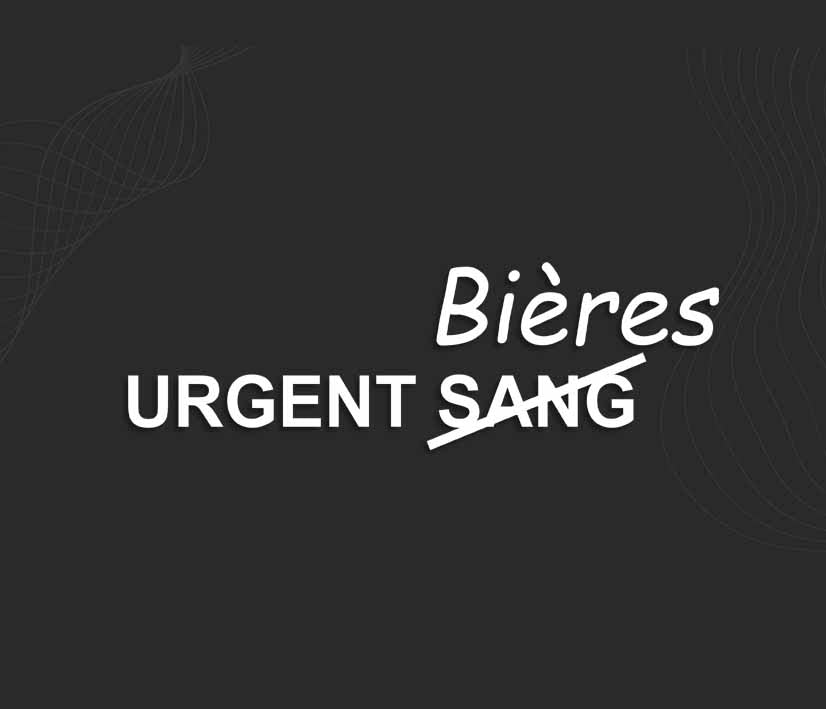 autocollant URGENT BIERES, stickers humoristique. 