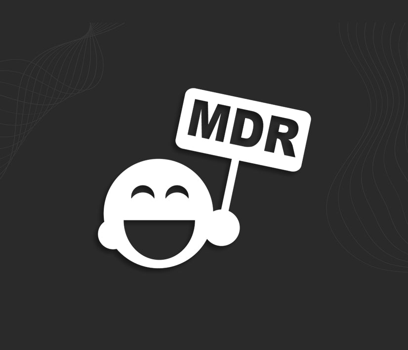 Mrd Sticker SMILEY MDR Stickers | Humor sticker – PRSmotorsport.com