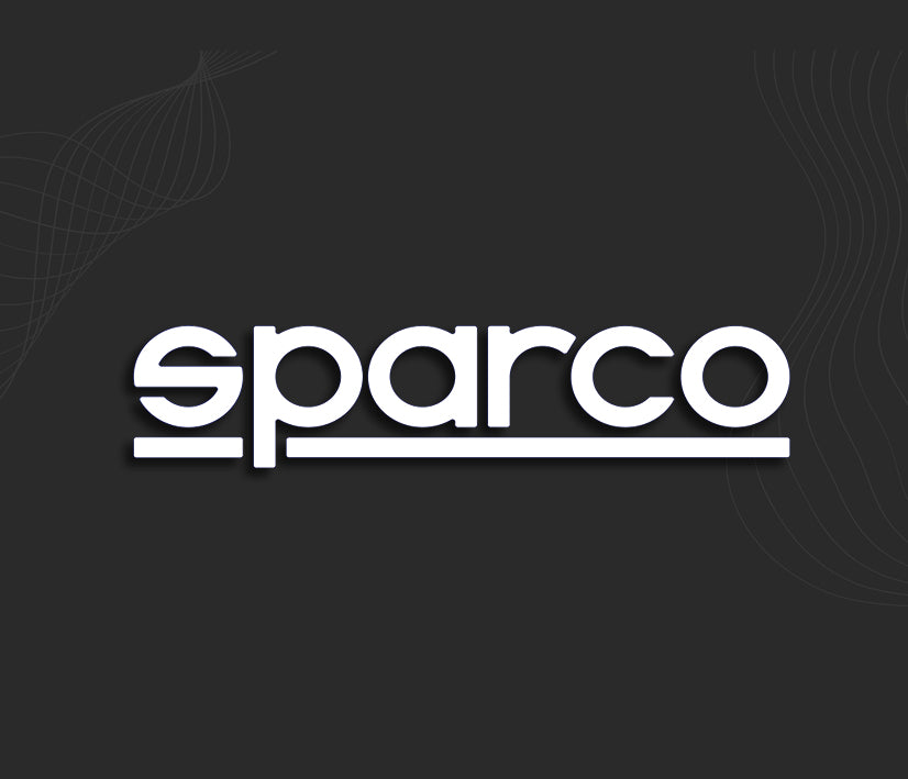 Stickers Sparco autocollant sponsors automobile décalcomanie rallye.
