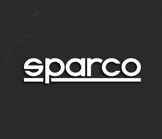 Stickers Sparco autocollant sponsors automobile décalcomanie rallye.