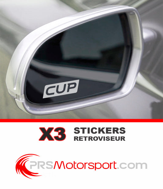 Stickers spécial rétroviseur, autocollant Renault CUP.