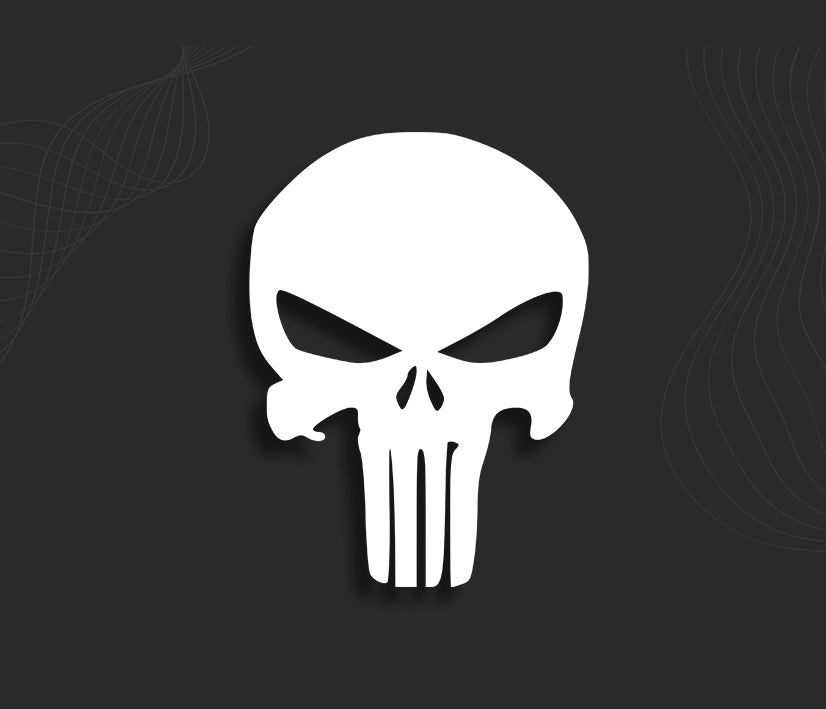 autocollant skull, stickers punisher.