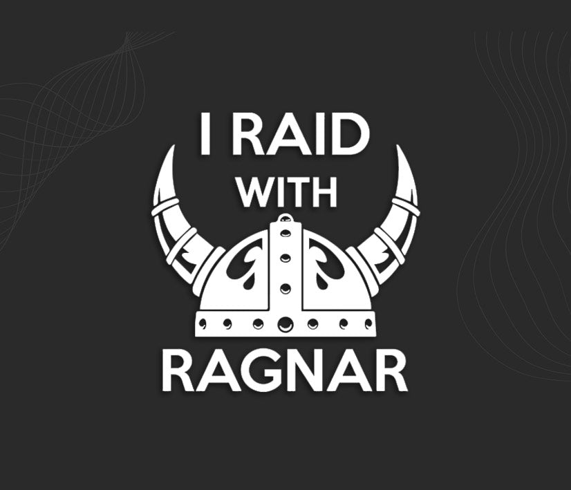 Stickers I RAID WITH RAGNAR | Autocollant Viking – PRSmotorsport.com
