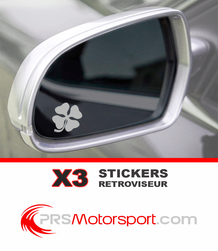 Trefle Sticker Stickers RETROVISEUR ALFA ROMEO TREFLE – PRSmotorsport.com