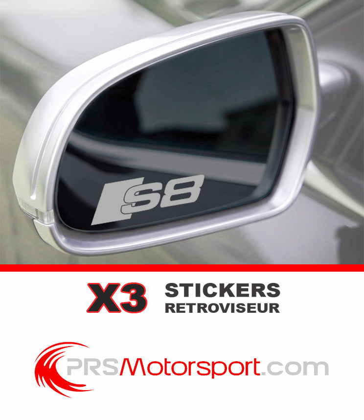 autocollant rétroviseurs voiture stickers Audi S8