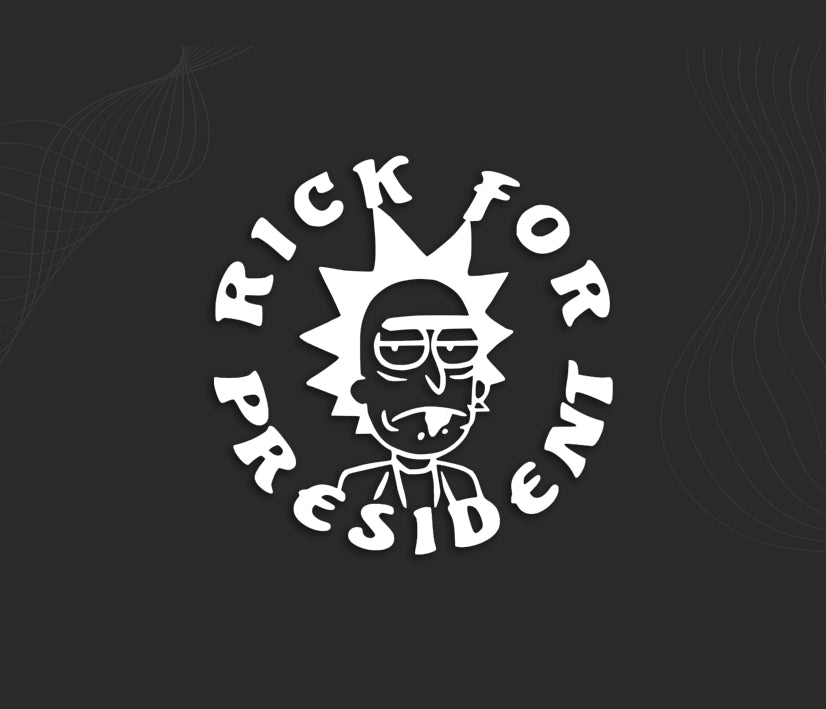 Stickers RICK FOR PRESIDENT