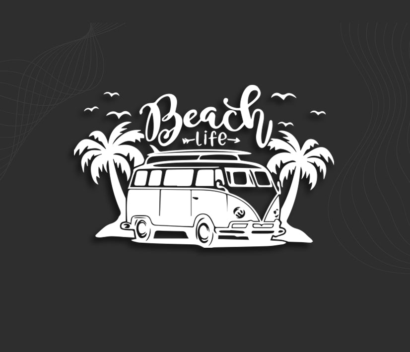 Stickers VAN BEACH LIFE