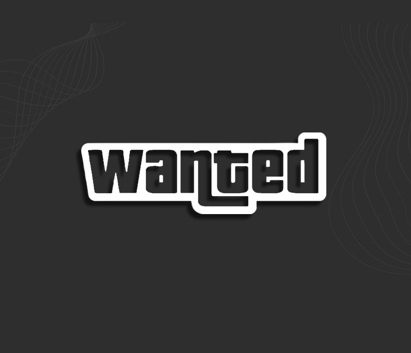 Stickers WANTED GTA