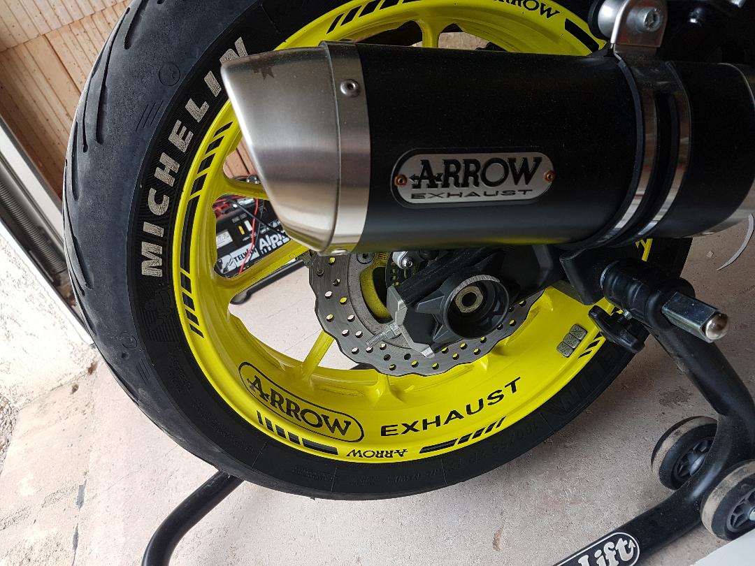 APRILIA KIT DÉCO JANTES -  018 R