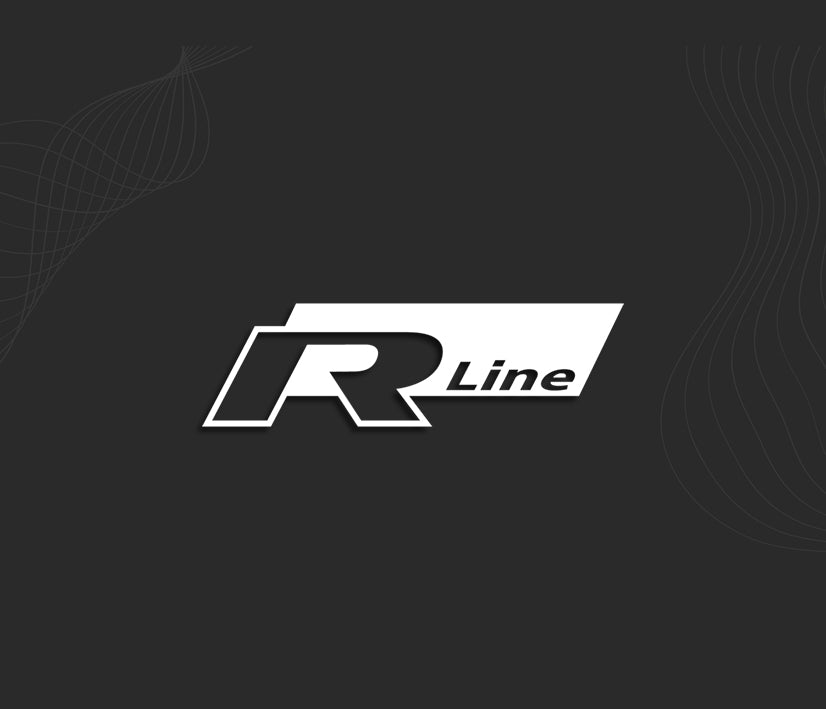 R LINE stickers (Volkswagen)